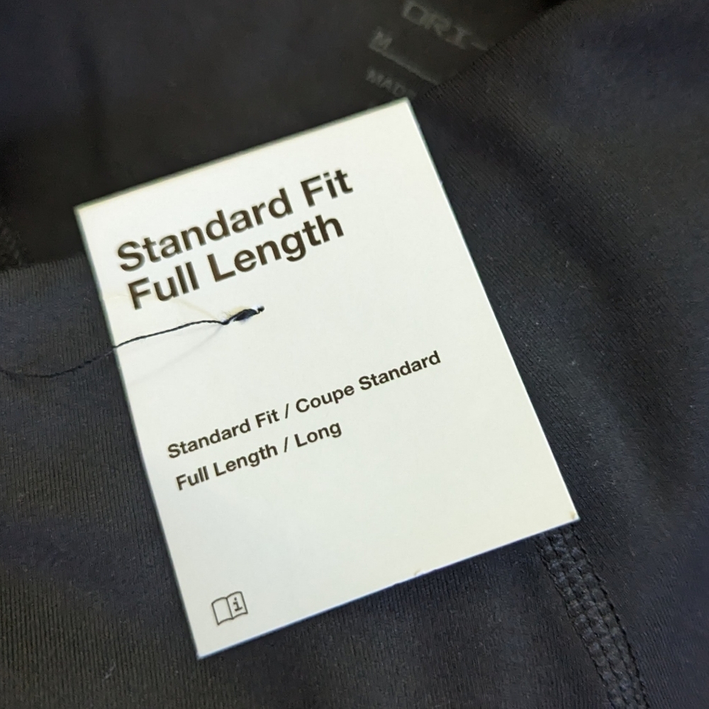NWT Nike Full Length Training Pant Black Wide Leg Women Size Medium - Picture 5 of 8